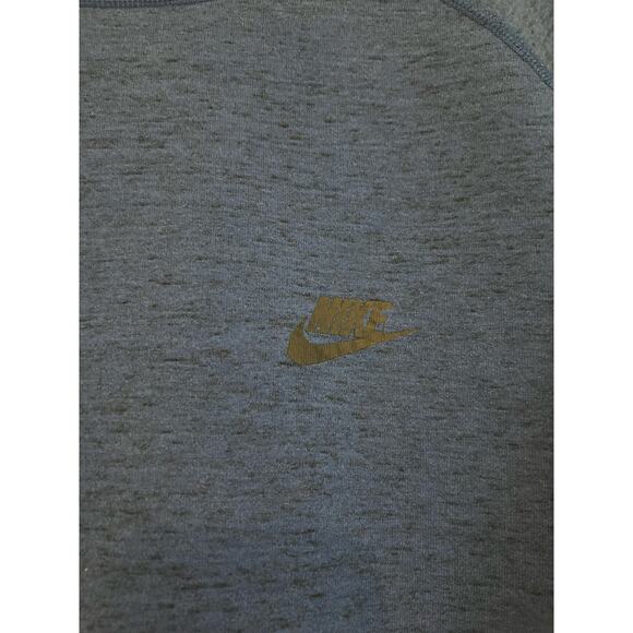 Nike Men's Tech Fleece Crewneck Sweatshirt 545163-481 Royal Blue Large - Picture 5 of 8